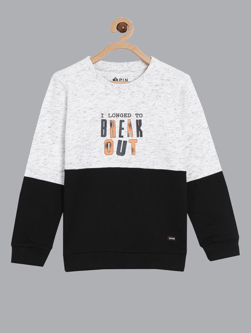 boys crew neck color block sweatshirt - 21542480 - Zoom Image - 0