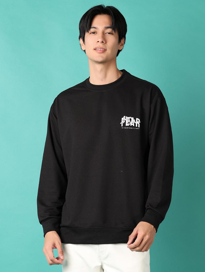 men round neck front & back print t-shirt - 21542567 -  Zoom Image - 0