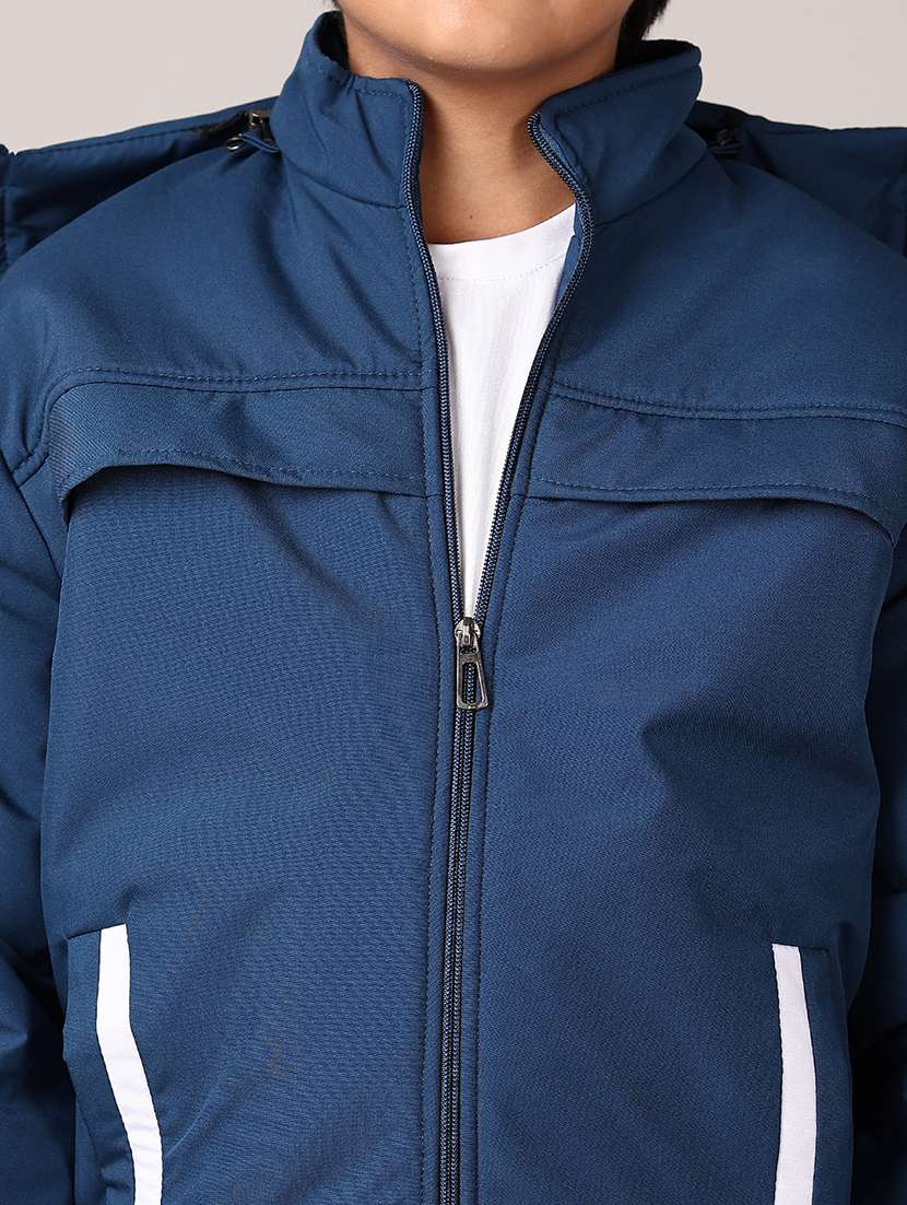 boys solid long sleeve hooded jacket - 21542649 -  Standard Image - 5