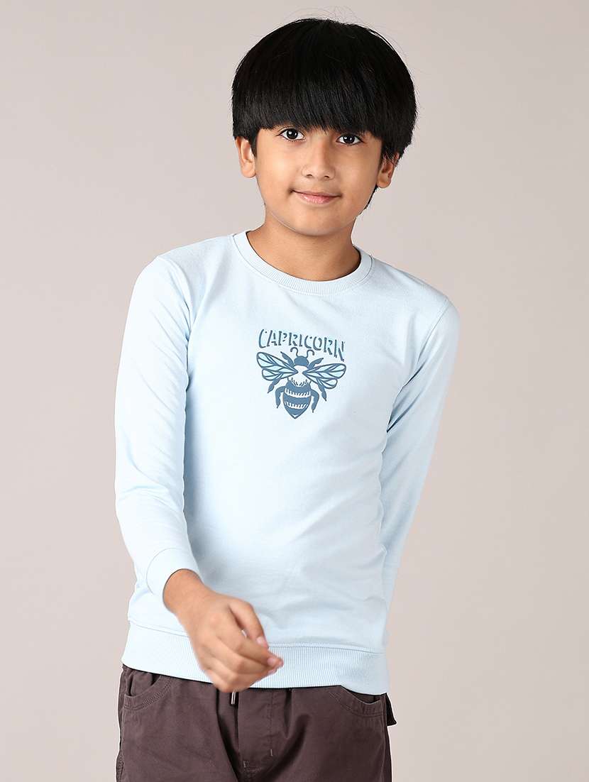 boys printed long sleeves t-shirt