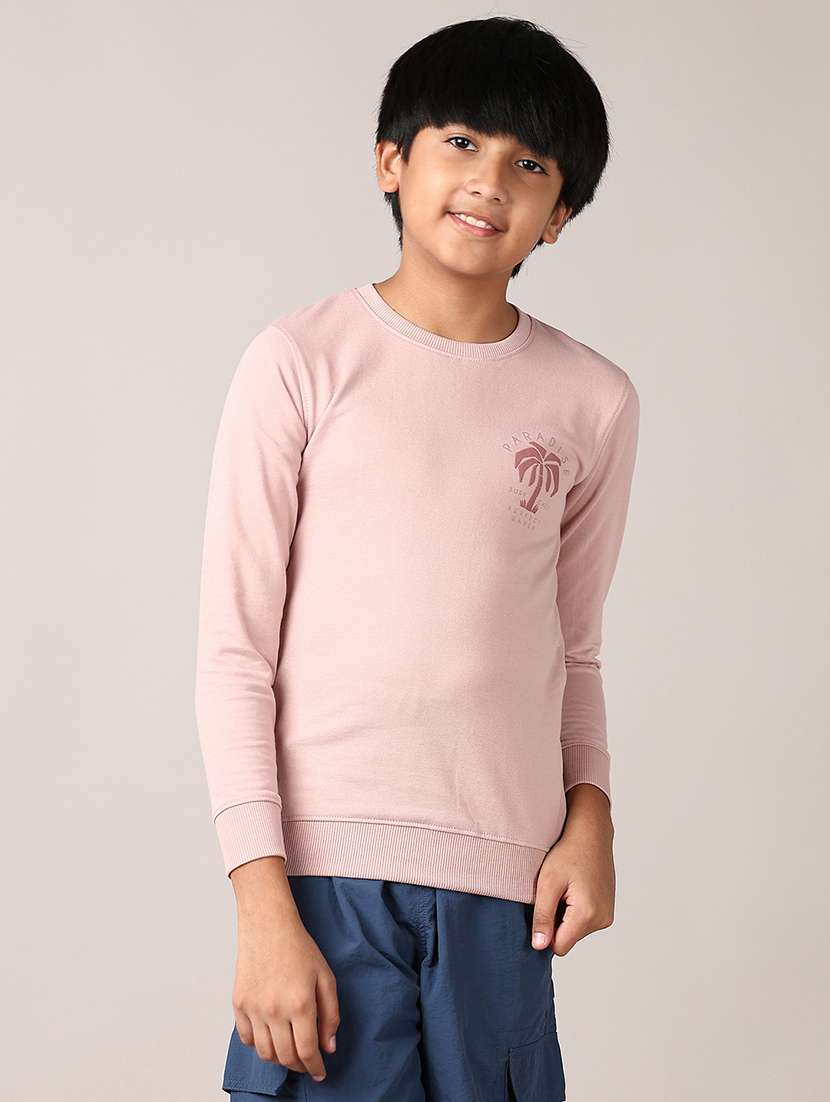 boys printed long sleeves t-shirt