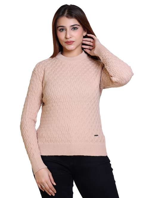 women self designed long sleeve pullover - 21543007 -  Standard Image - 0