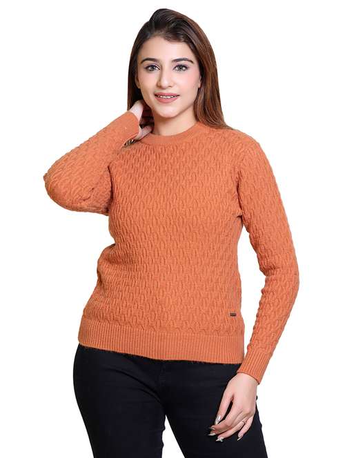 women self designed long sleeve pullover - 21543010 -  Standard Image - 0