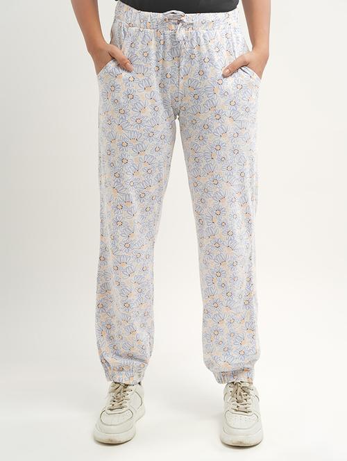 women printed mid rise pajama - 21543472 - Standard Image - 0