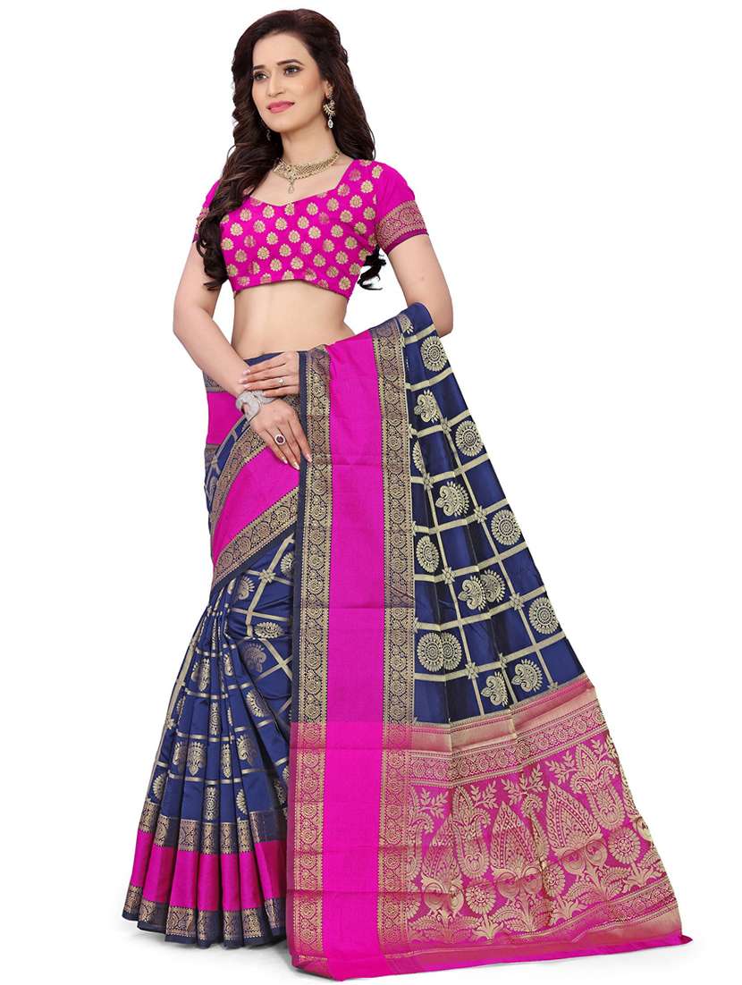 women self design banarasi saree