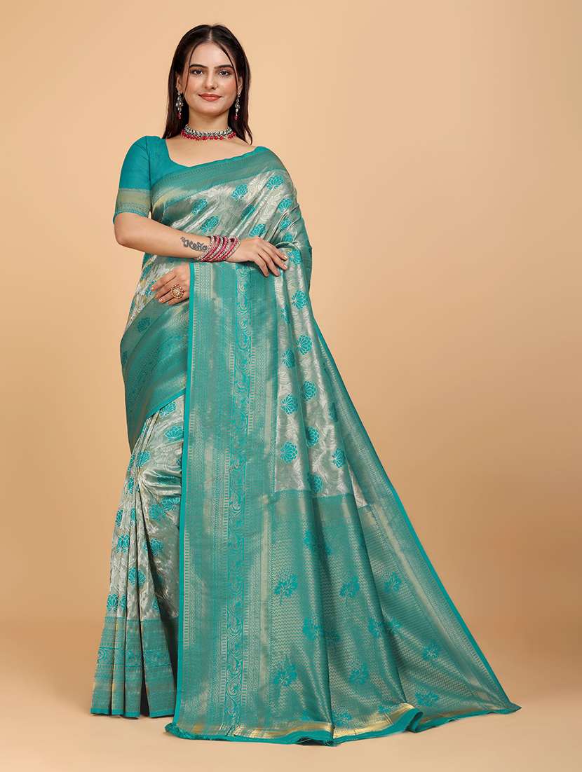 women self design banarasi saree