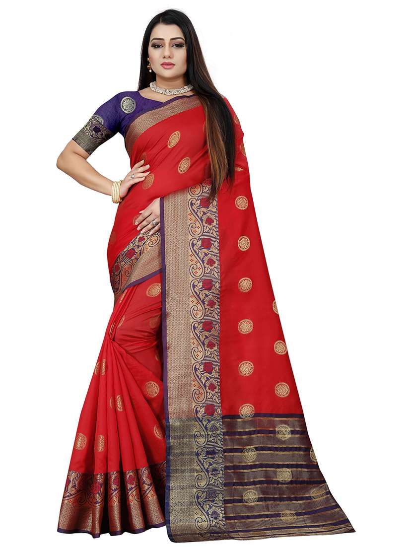 women self design banarasi saree
