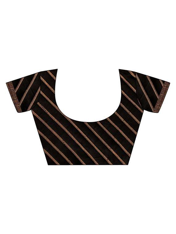 women bottle green solid lace work saree - 21544072 -  Standard Image - 3