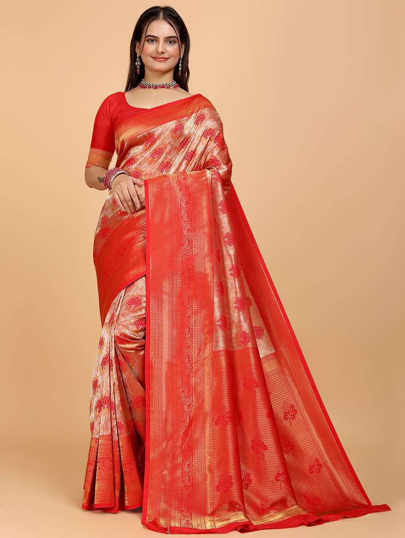 women self design banarasi saree