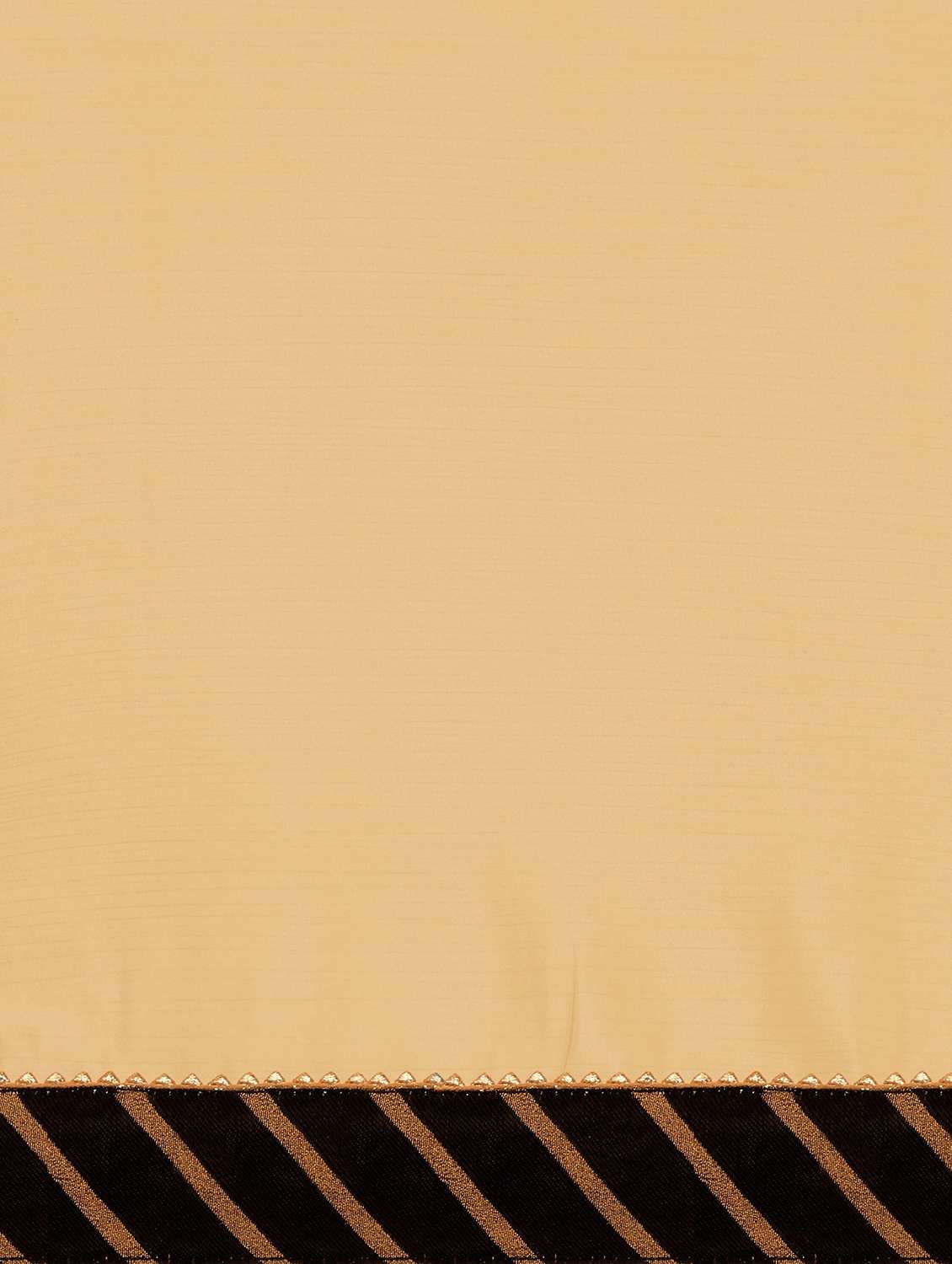 women beige solid lace work saree - 21544119 -  Standard Image - 3