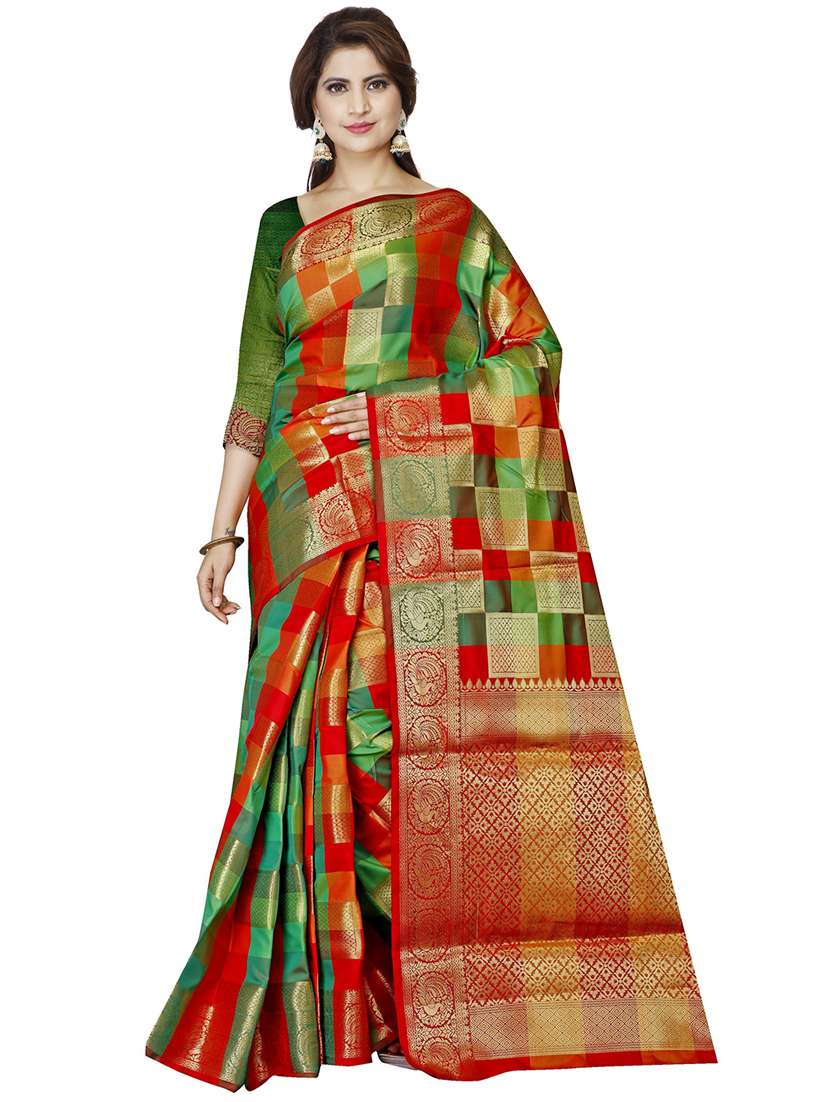 women self design banarasi saree