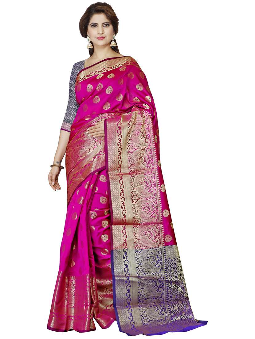 women self design kanjivaram saree