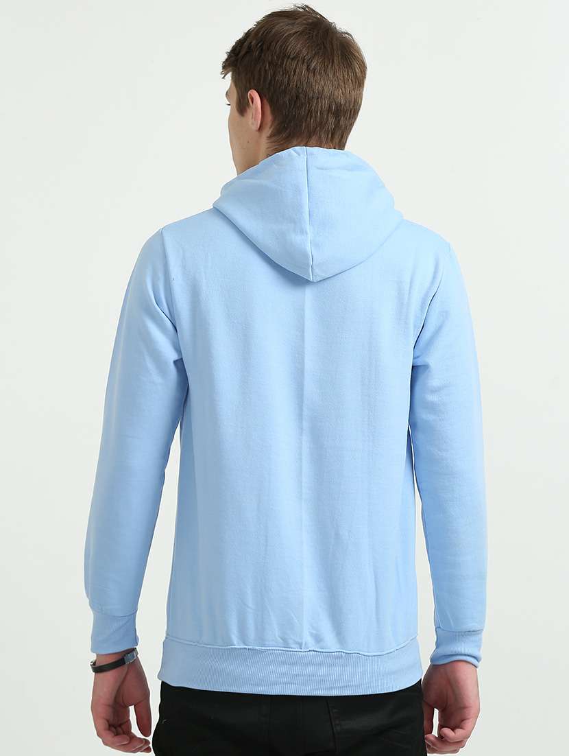 men chest print hooded sweatshirt - 21544297 -  Standard Image - 3