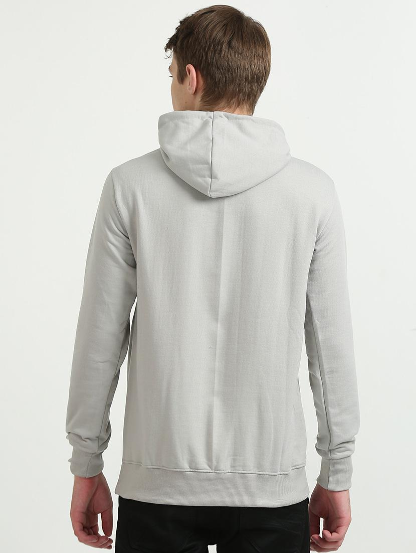 men chest print hooded sweatshirt - 21544298 - Standard Image - 3
