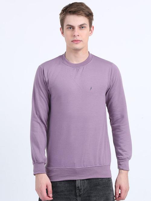 men solid long sleeve sweatshirt - 21544300 - Standard Image - 0