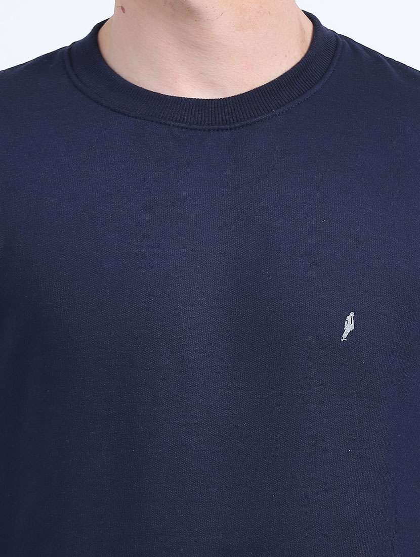 men solid long sleeve sweatshirt - 21544303 -  Standard Image - 3