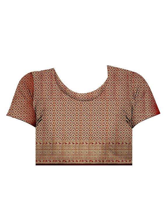 women self design kanjivaram saree - 21544342 -  Standard Image - 3