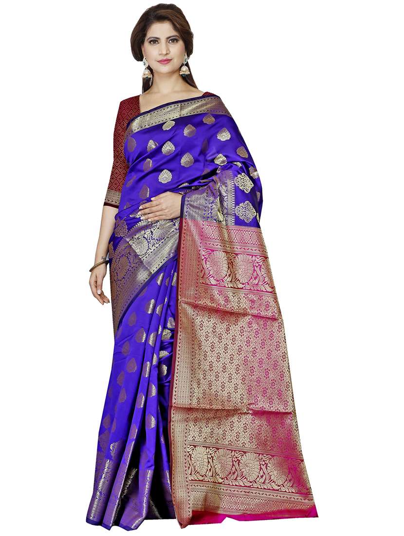 women self design kanjivaram saree