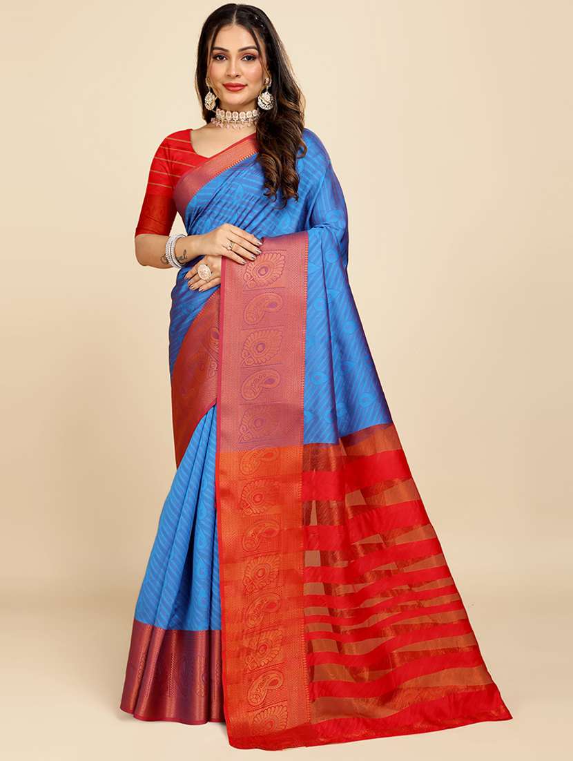 women self design kanjivaram saree