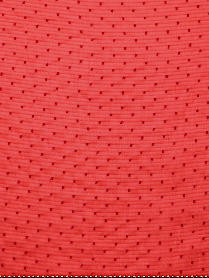 women red embroidered saree - 21544520 - Standard Image - 3