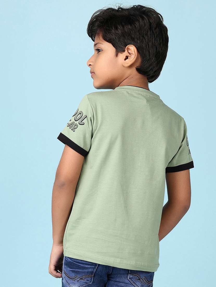 boys graphic round neck t-shirt - 21544988 -  Standard Image - 3