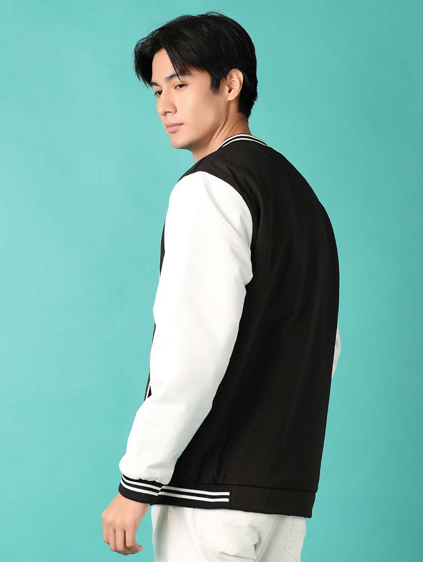 men long sleeves varsity jacket jacket - 21544999 -  Standard Image - 3