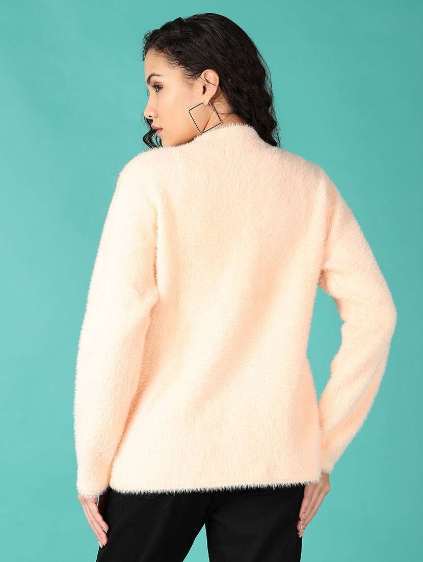 women self design long sleeve cardigan - 21545047 -  Standard Image - 3