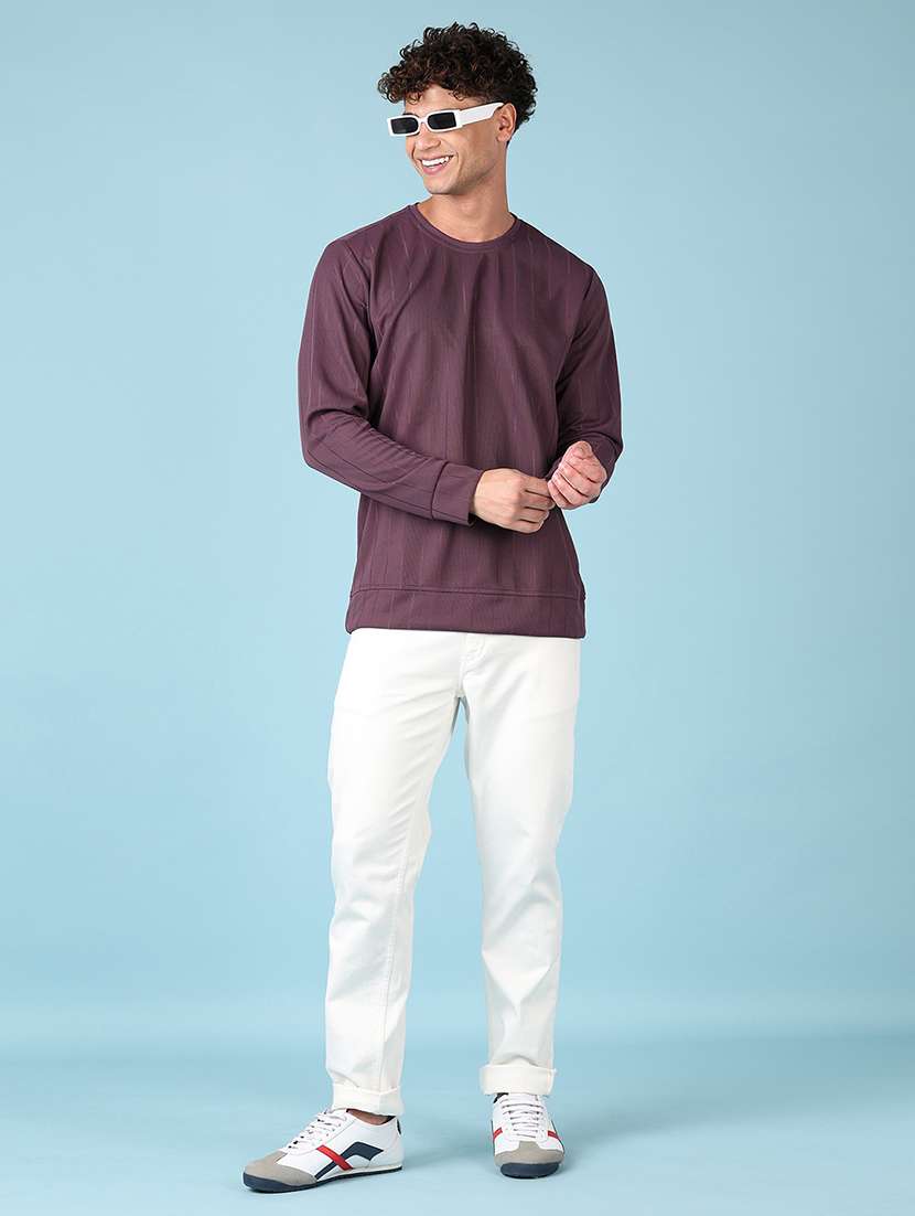 men long sleeves plain t-shirt - 21545069 -  Standard Image - 3