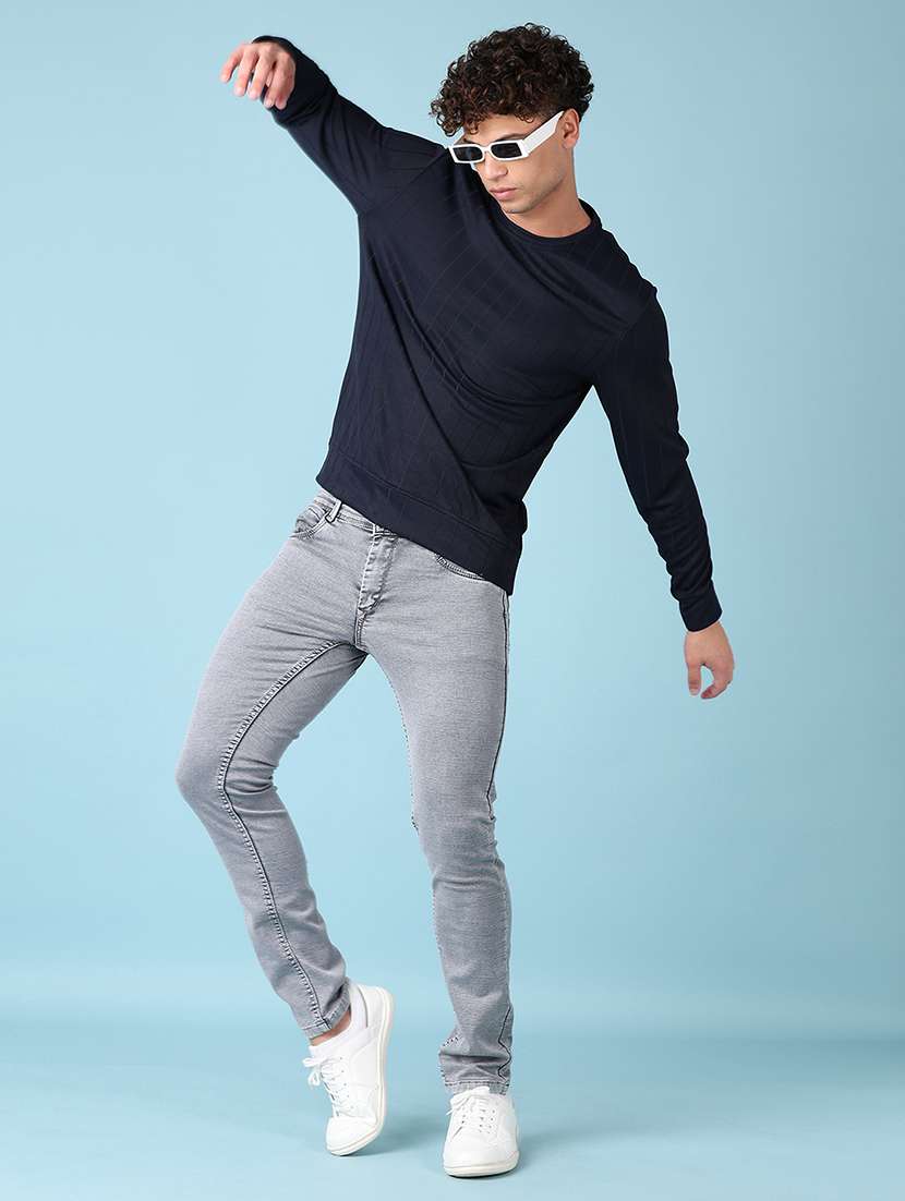 men long sleeves plain t-shirt - 21545070 -  Standard Image - 3