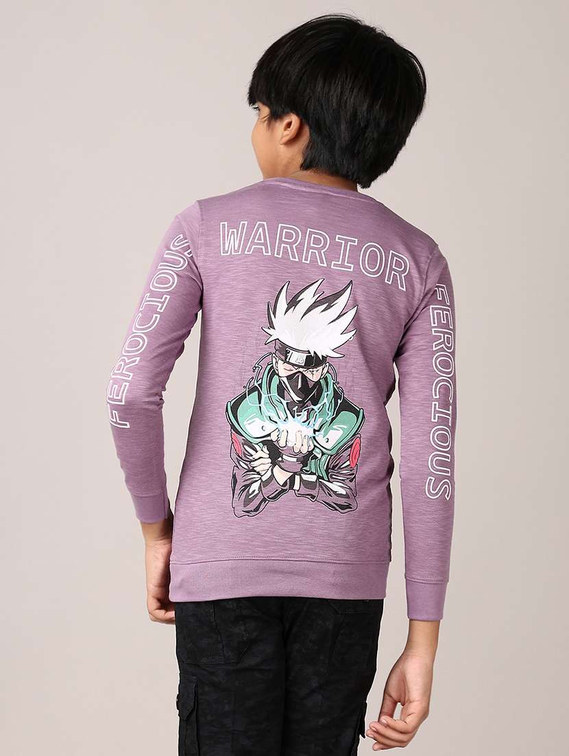 boys printed long sleeves t-shirt - 21545119 -  Standard Image - 3