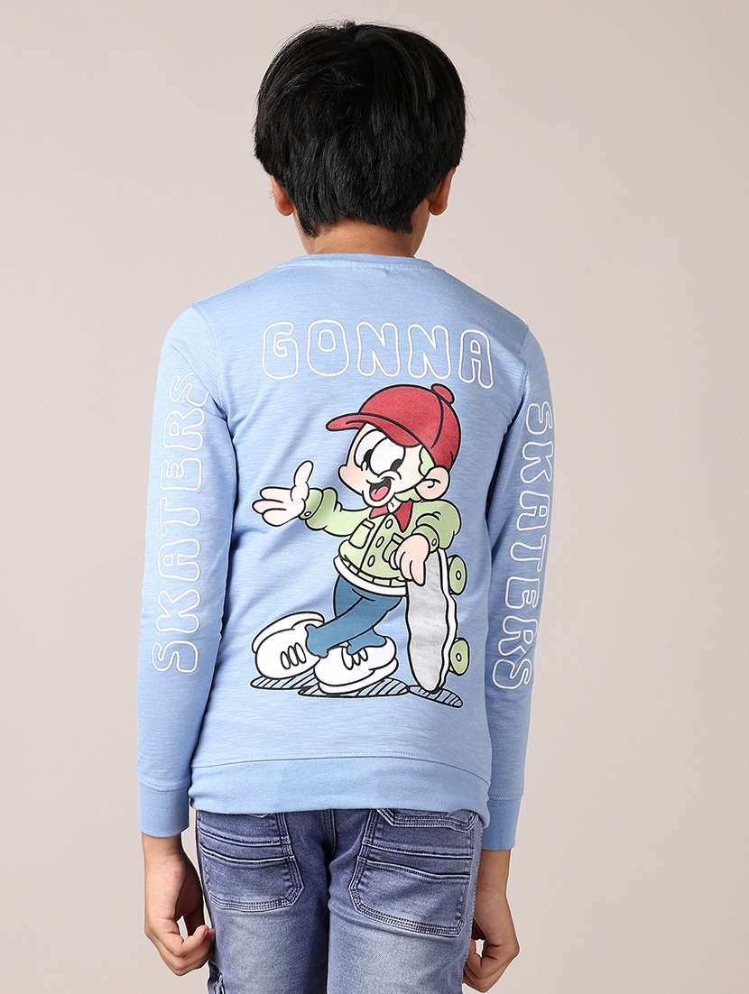 boys printed long sleeves t-shirt - 21545120 -  Standard Image - 3