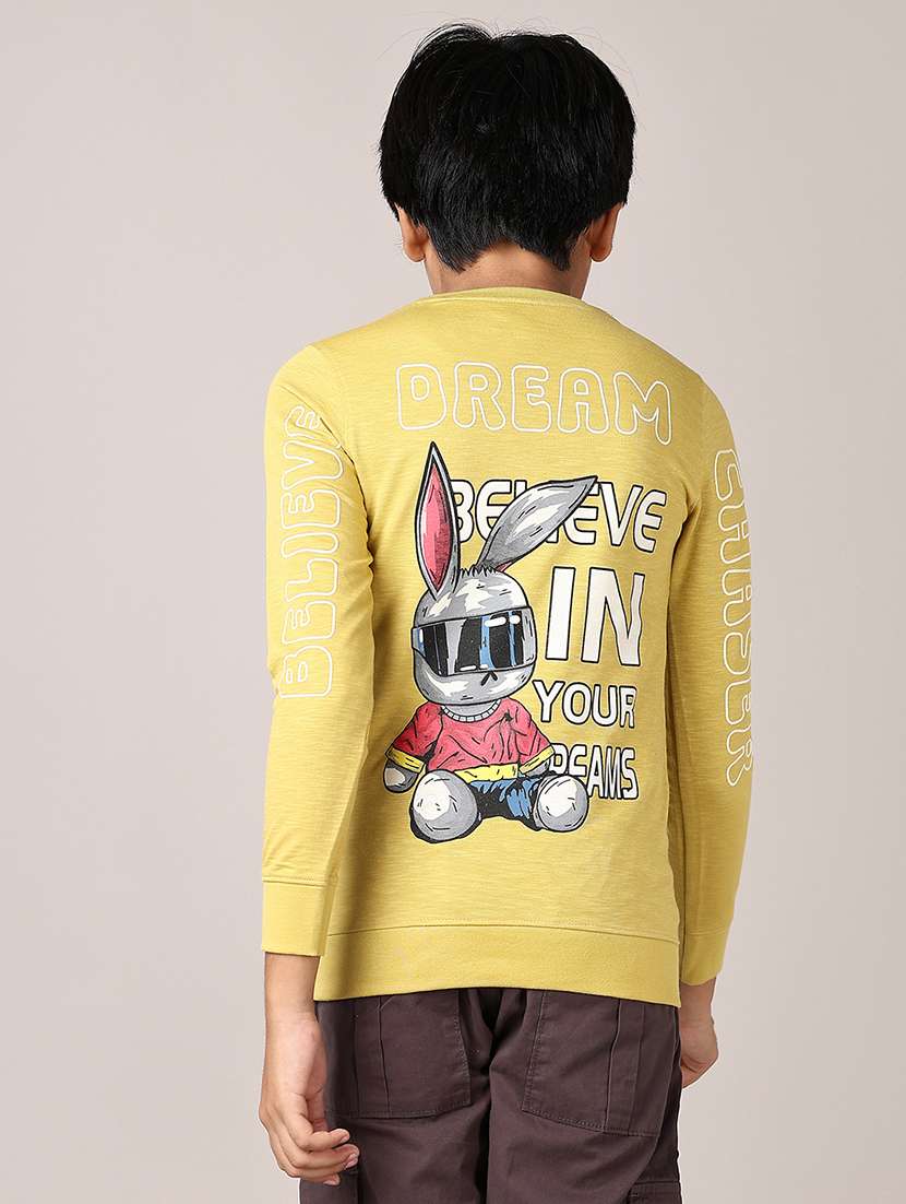 boys printed long sleeves t-shirt - 21545146 -  Standard Image - 3