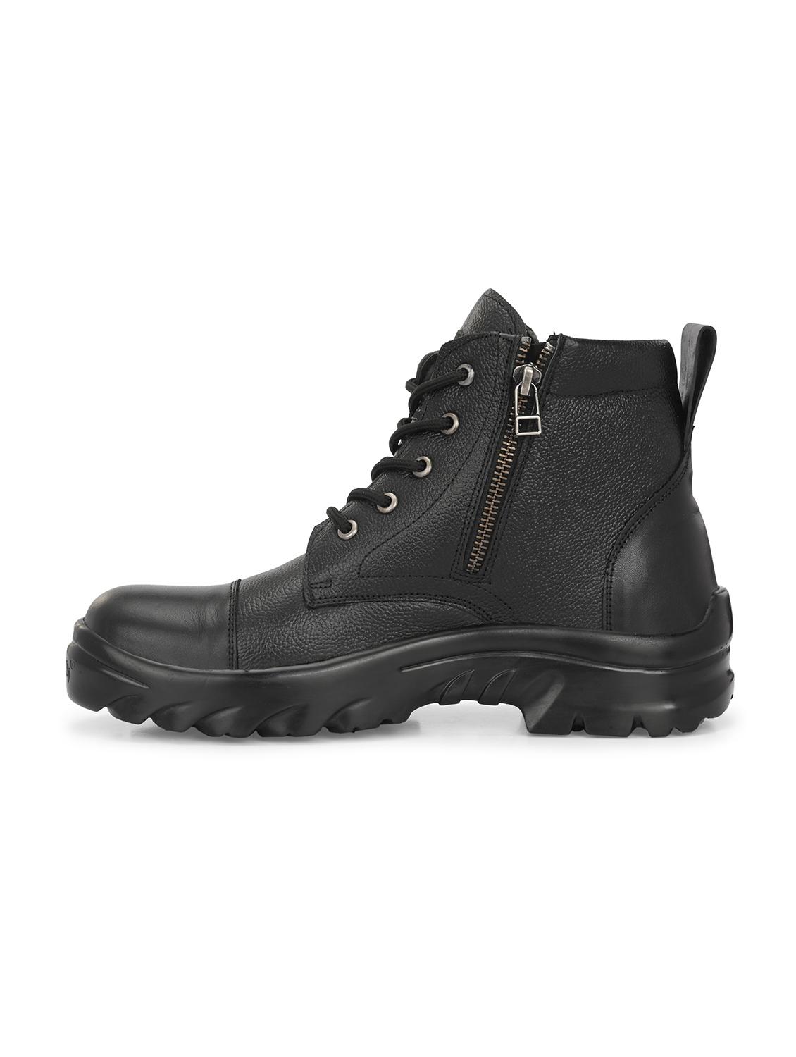women black solid ankle boot - 21545418 - Standard Image - 3