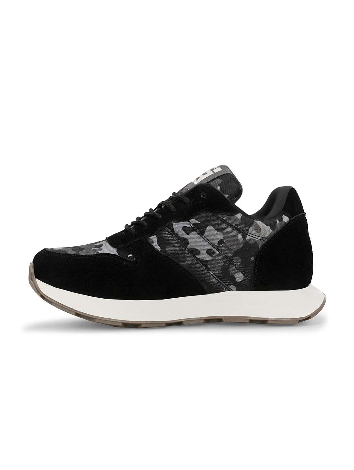 men black lace up sneaker - 21545420 - Standard Image - 3