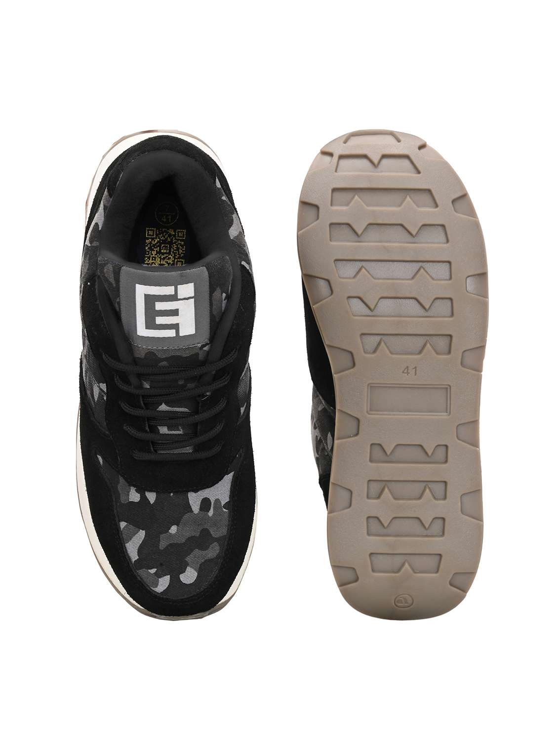 men black lace up sneaker - 21545420 - Standard Image - 5