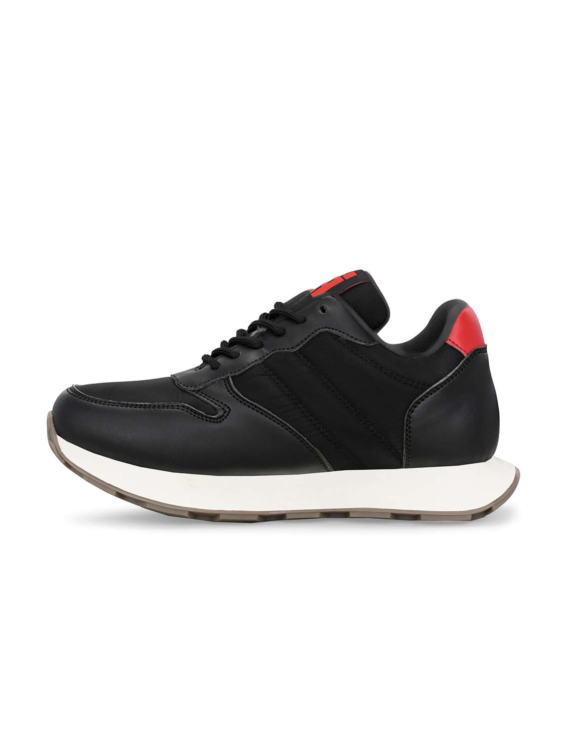 men black lace up sneaker - 21545422 -  Standard Image - 3