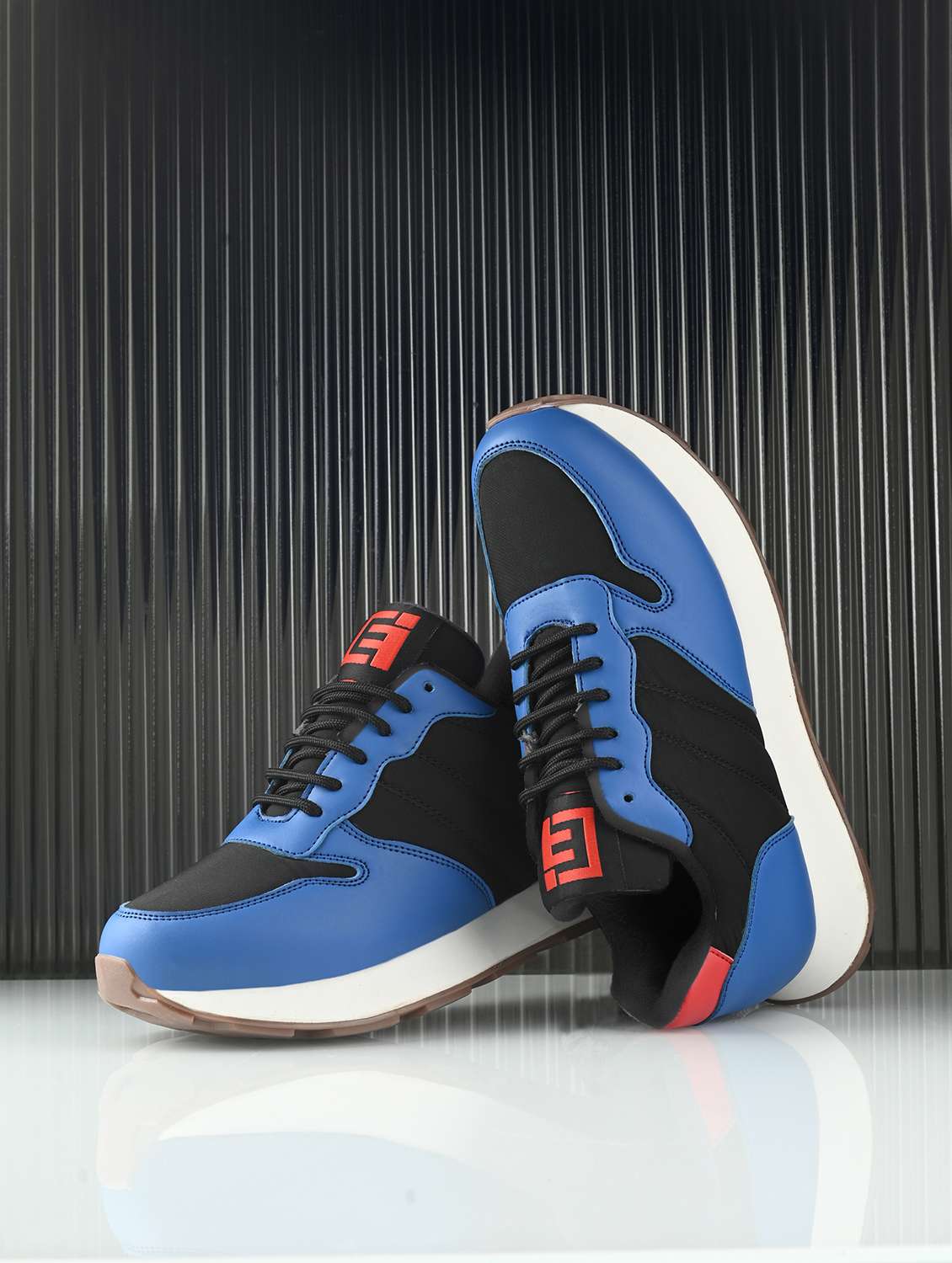 men blue lace up sneaker - 21545423 -  Zoom Image - 0