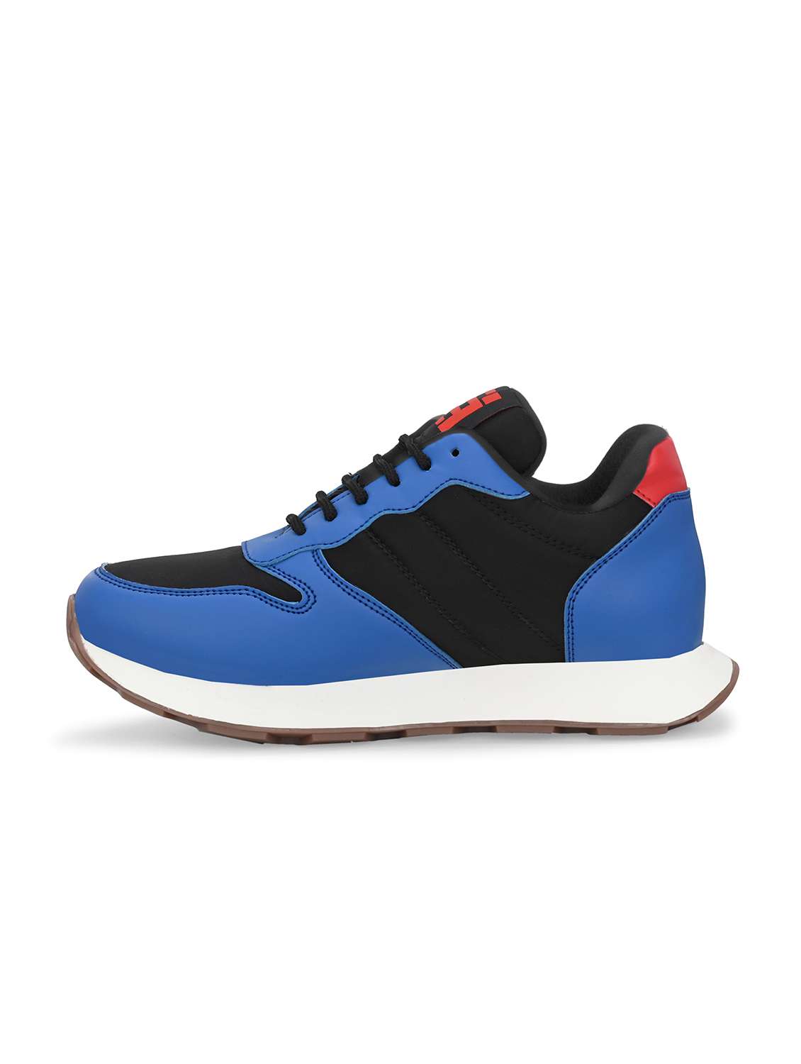 men blue lace up sneaker - 21545423 - Standard Image - 3