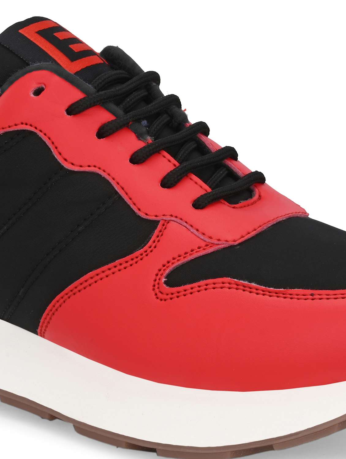 men red lace up sneaker - 21545424 - Standard Image - 5