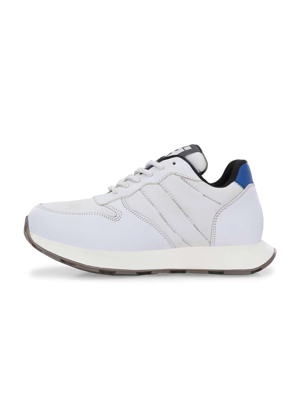 men white lace up sneaker - 21545425 -  Standard Image - 3