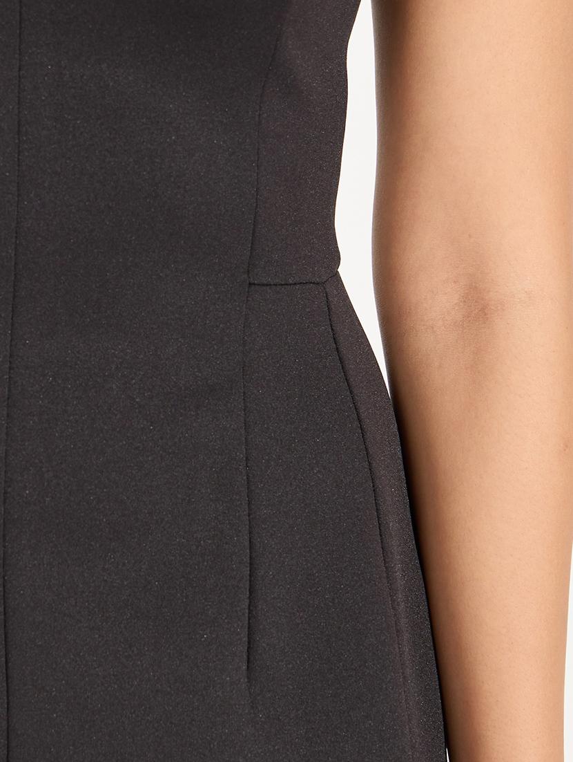 women black solid dress - 21546983 - Standard Image - 5