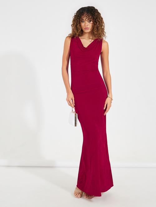 women red solid sheath dress - 21546992 - Standard Image - 0