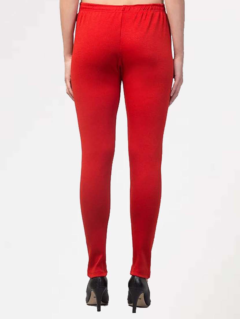 women solid woolen legging - 21547440 -  Standard Image - 3