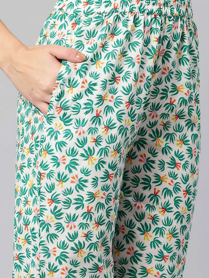 women printed top  and trouser co-ord set - 21547521 -  Standard Image - 5