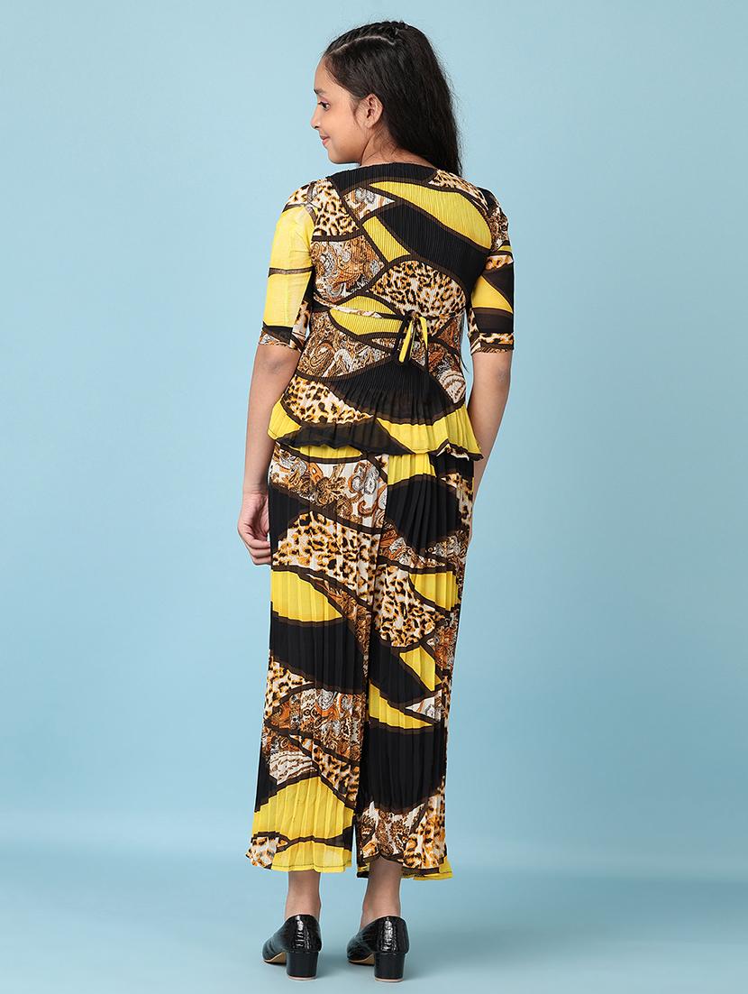 girls printed casual wear full length set - 21547640 - Standard Image - 3