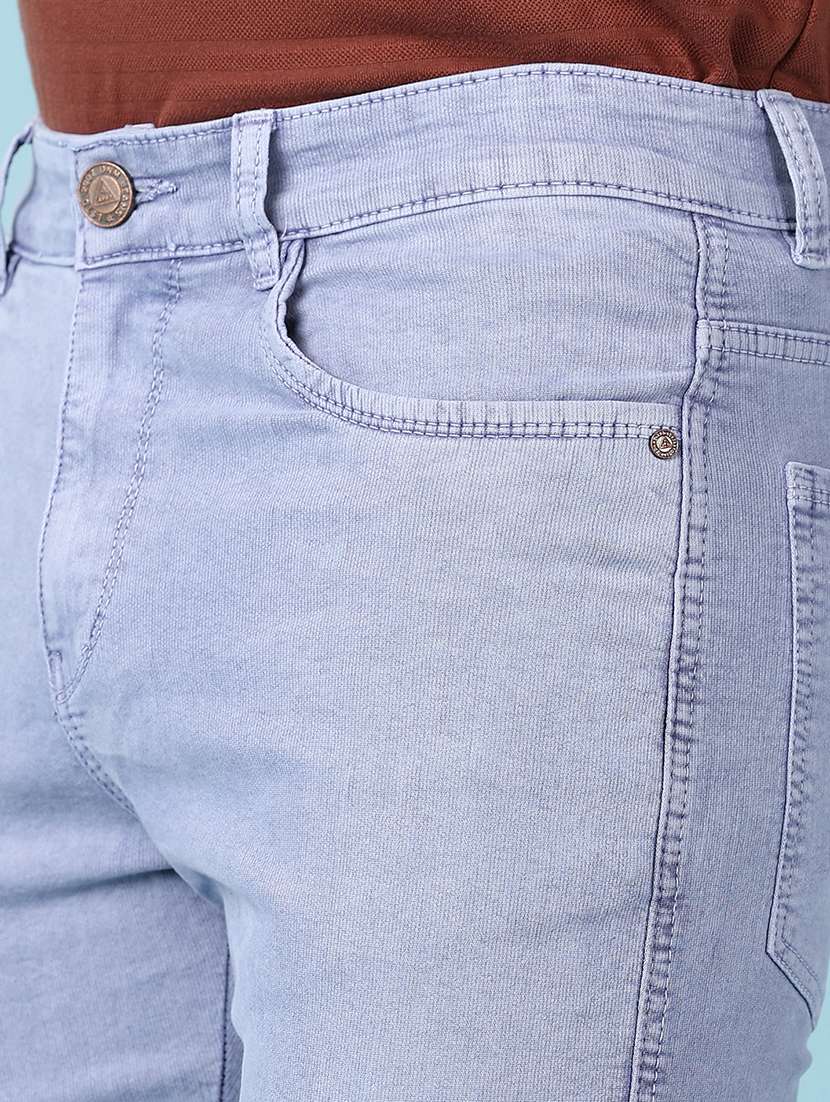 men solid mid rise cargo - 21547654 -  Standard Image - 5