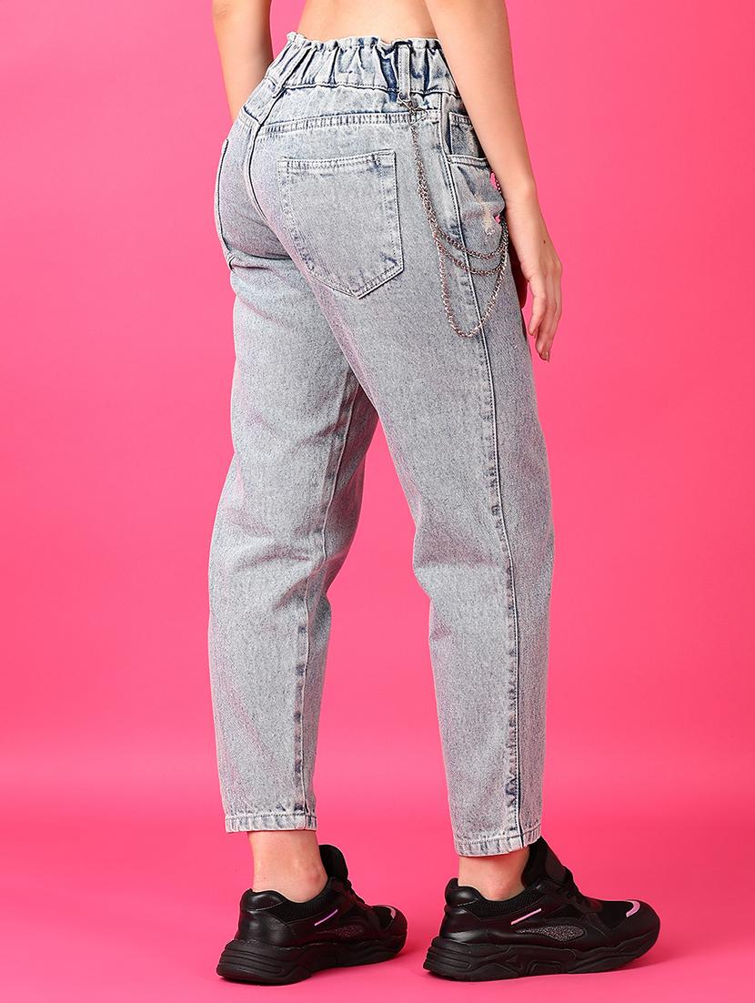 women mid high rise denim jeans - 21547707 - Standard Image - 3