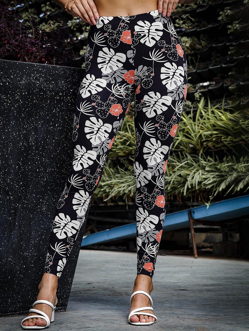 women floral printed ankle length leggings - 21548929 - Zoom Image - 0