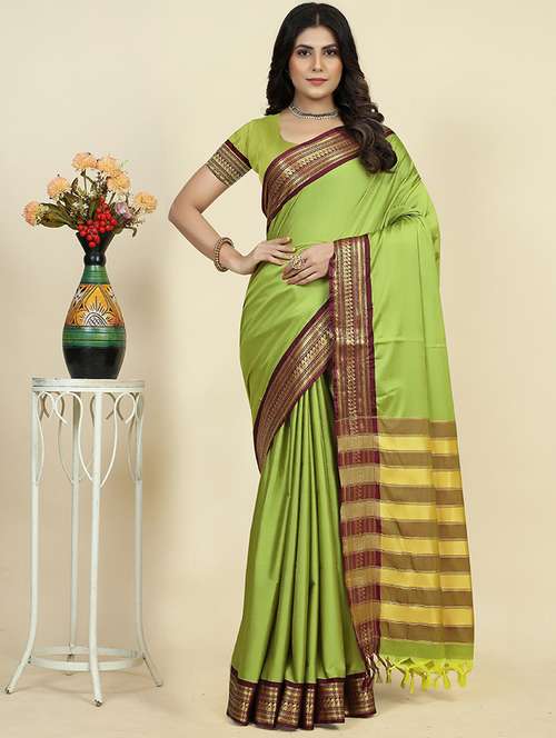 women self-designed gadwal saree - 21549629 -  Standard Image - 0
