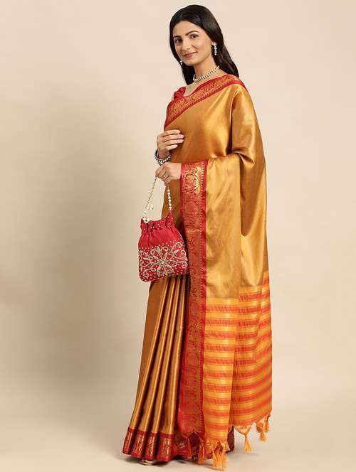 women self-designed gadwal saree - 21549813 - Standard Image - 0
